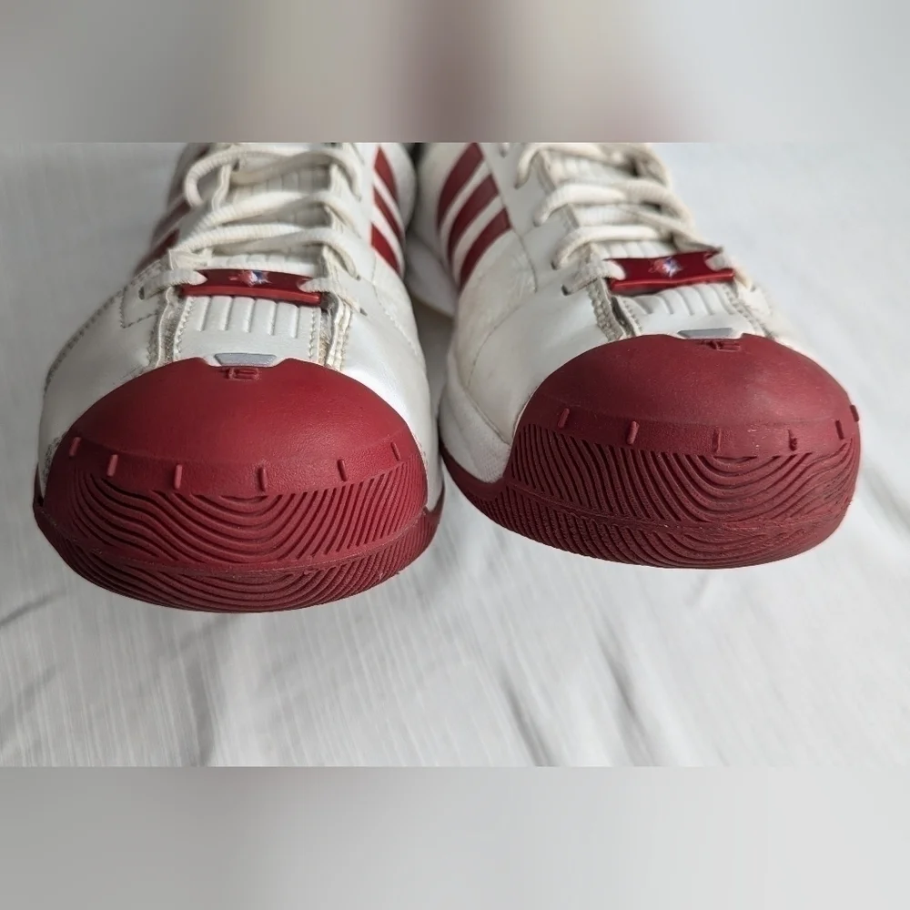 2008 Adidas Man's TS PRO Tim Duncan Edition Red & White-NBA All Star Size 14